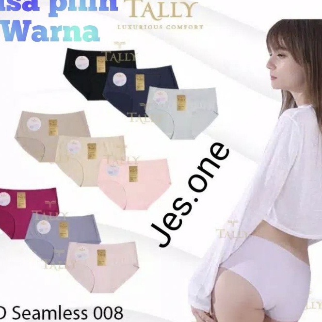 KI3 TALLY  CD Celana Dalam Wanita Seamless Tanpa Jahitan Anti Nyeplak sz M  3XL