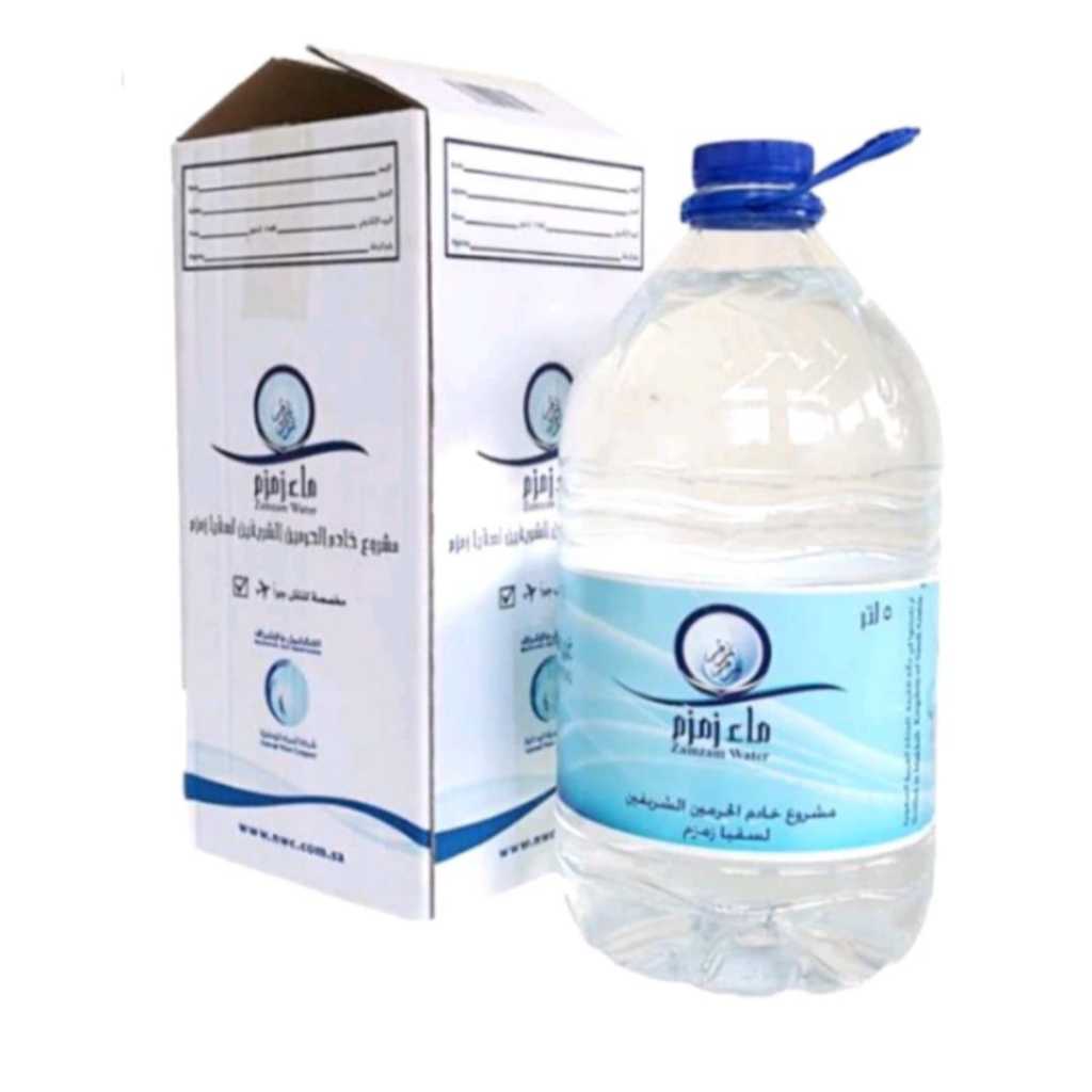 

air zam zam 100 % original kemasan 5 liter