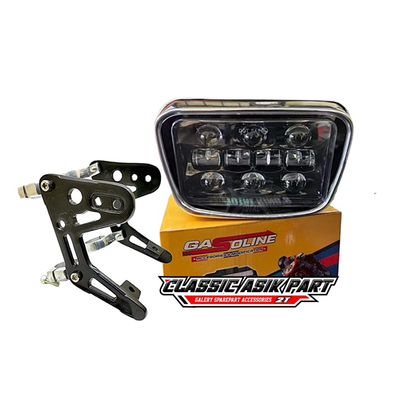 Lampu depan daymaker rx king set breket kupingan bpro