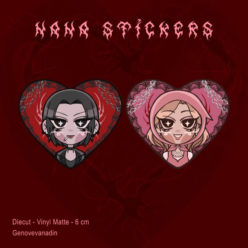 

Nana Hachi Stickers by Genovevanadin