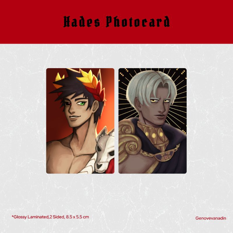 

Hades Zagreus Thanatos Photocard by Genovevanadin