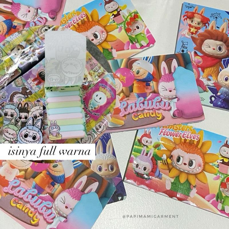 

Mini Notes Memo Kecil Labubu isi 30 lembar