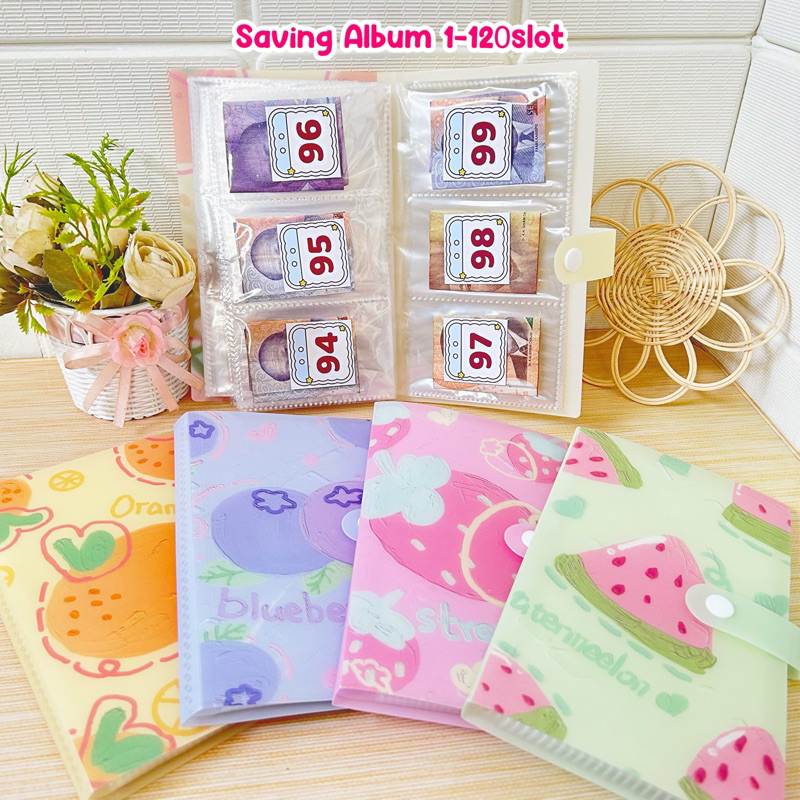 

Saving Album 120slot / Album menabung super lucu / Album menabung murah kolbuk