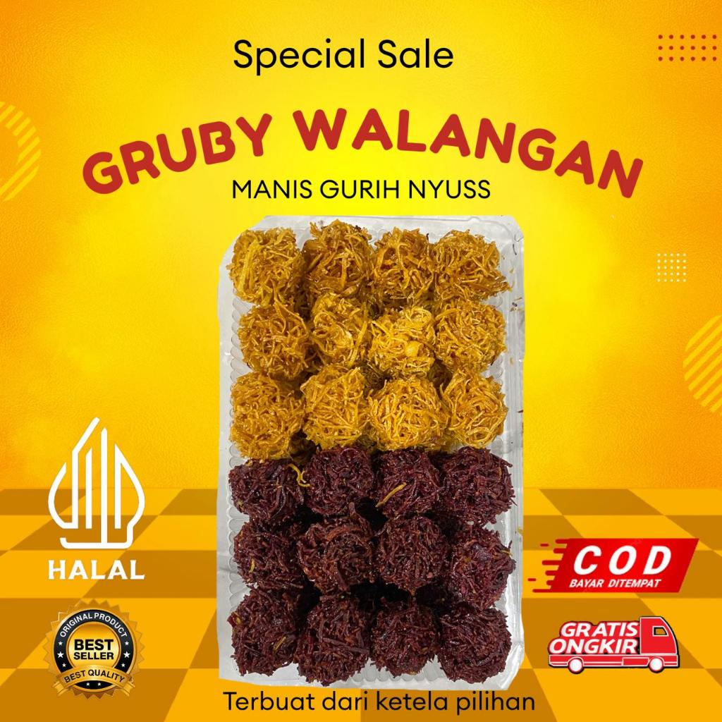 

Camilan Grubi ubi jalar, Manis Legit Gurih khas solo.
