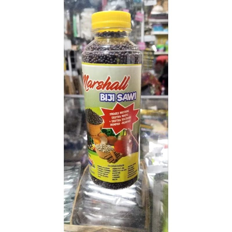 BIJI SAWI PREMIUM MARSHALL Proses matang extra madu+extra racikan rempah-rempah Untuk burung kenari 