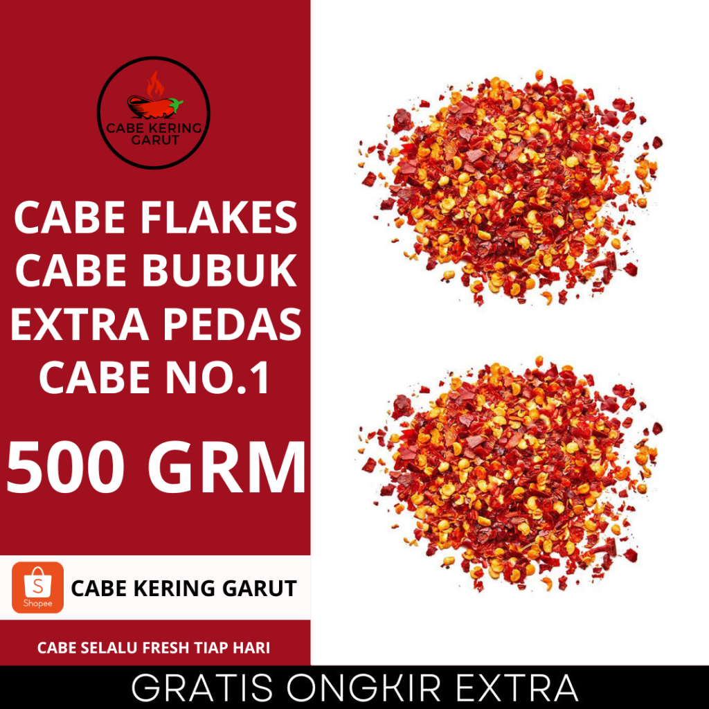 

CABE KERING BUBUK - CHILLI FLAKE 500G