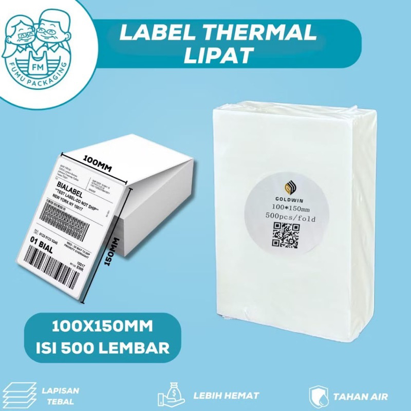 

Sticker Label Thermal 100x150mm 500Lembar
