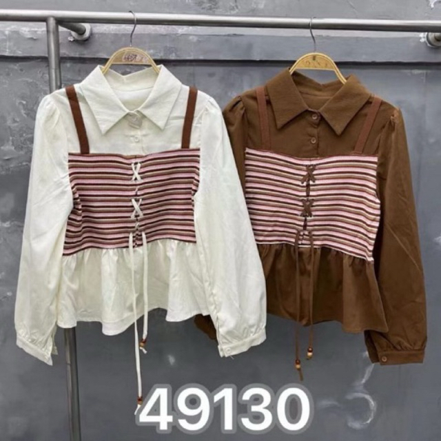 ATASAN BLOUSE WANITA - ATASAN KATUN IMPORT