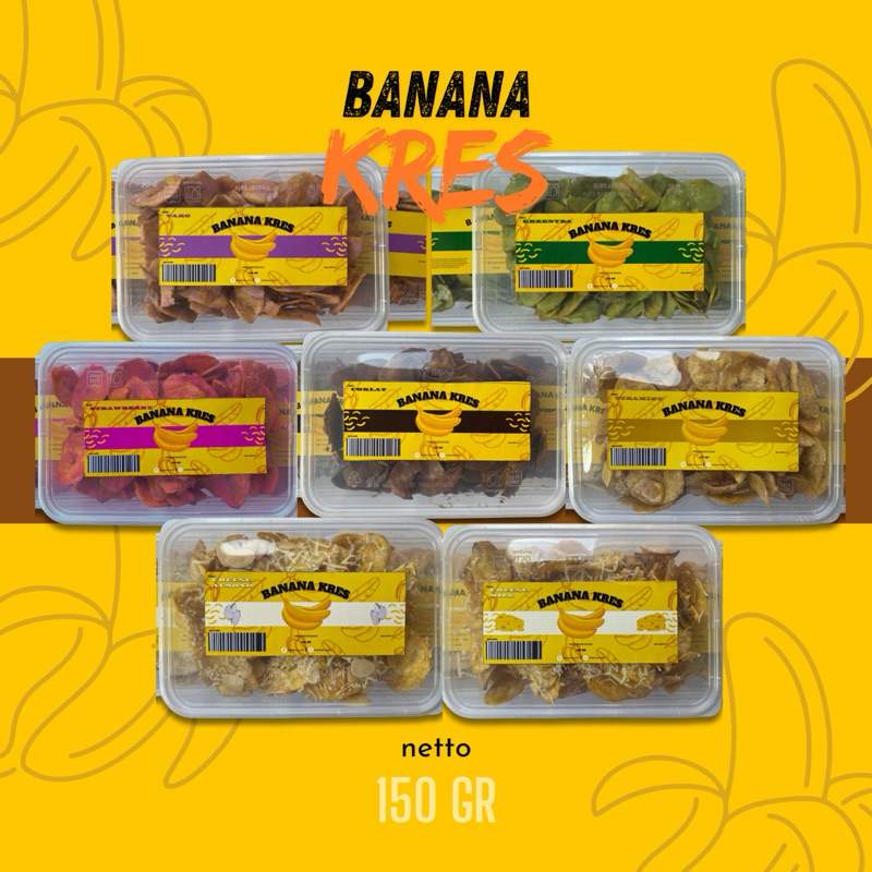 

KRIPIK PISANG LUMER BANANA KRES KEMASAN 125 gr VARIAN RASA COKLAT,CHEESE MILK,CHEESE ALMOND,TARO,GREENTEA,TIRAMISU,STRAWBERRY,BANANA FLAFOUR,COKLAT FULL TOPING