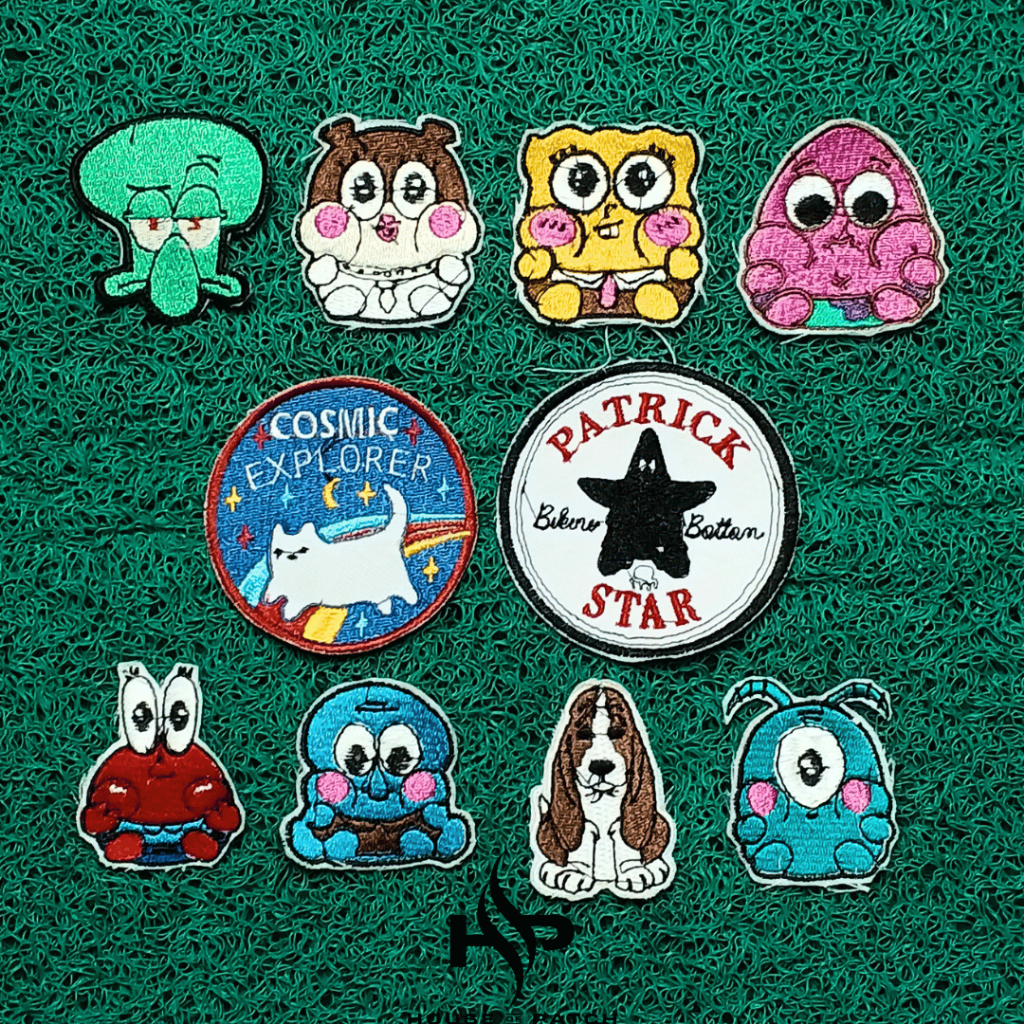 Patch Emblem Logo Bordir Patch Kartun Mini