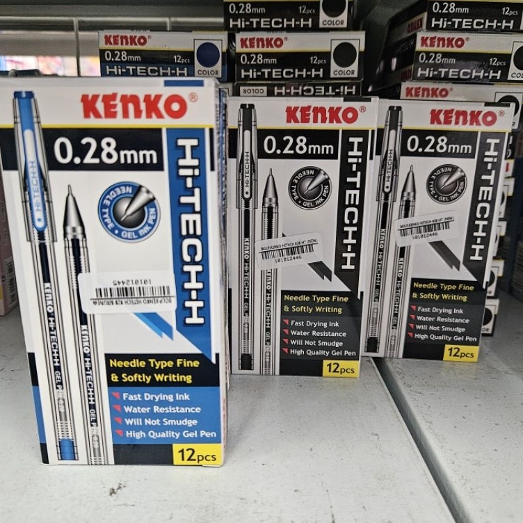

KODE Y37H bolpen pen kenko hitech hitech 28mm warna biru hitam per lusin isi 12 pcs