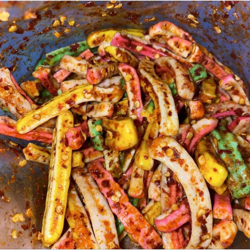 

Seblak Beton Chili Oil Makaroni Ngacay Cemilan Pedas