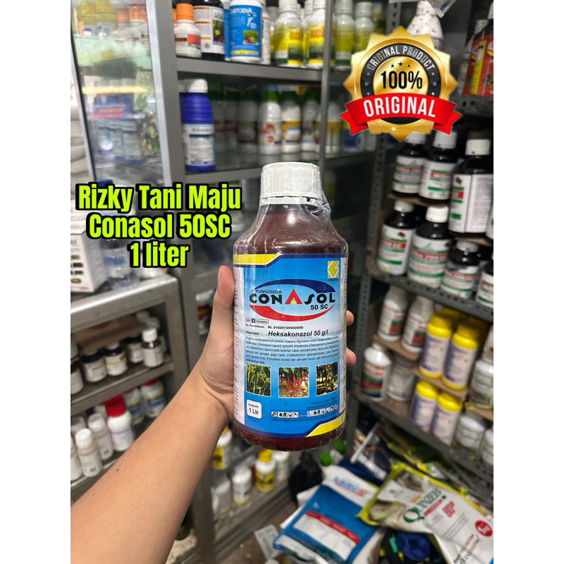 Conasol 50 sc, (1Liter), Fungisida untuk mengendalikan penyakit bercak daun, penyakit antraknosa, pa