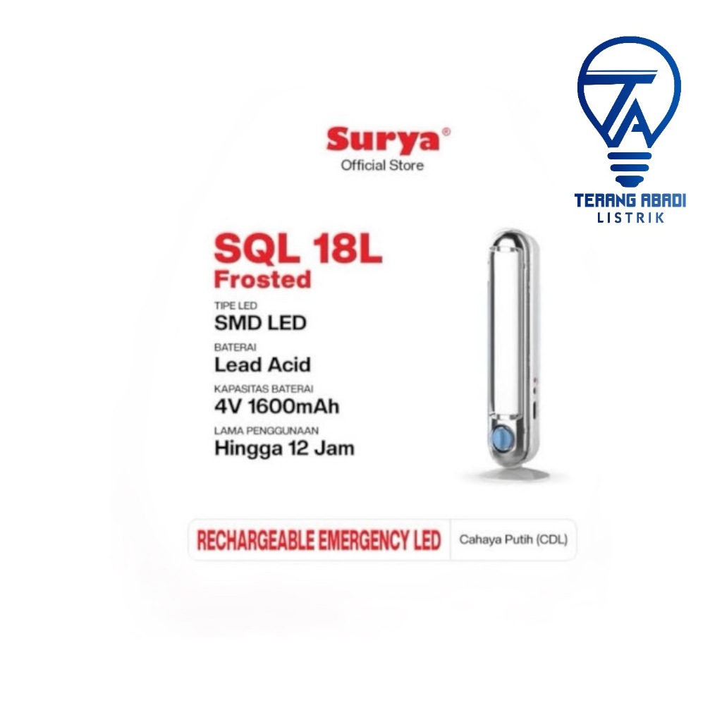EMERGENCY SURYA SQL 18L FROSTED