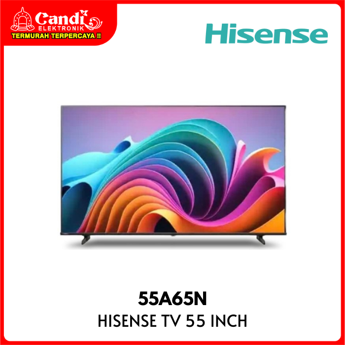 [EX-DISPLAY] HISENSE 4K Ultra HD Google TV 55 Inch 55A65N