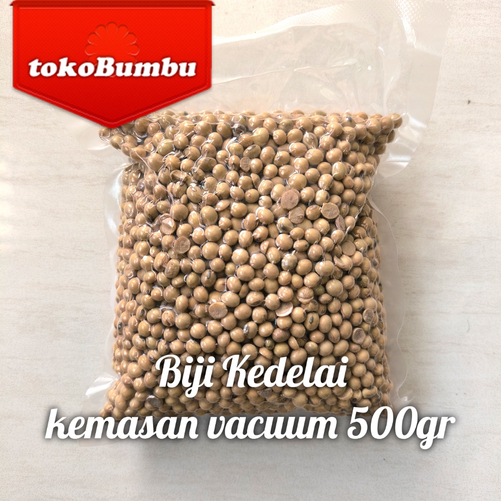 

Biji Kedelai mentah kemasan vakum / vacuum pack 500gr