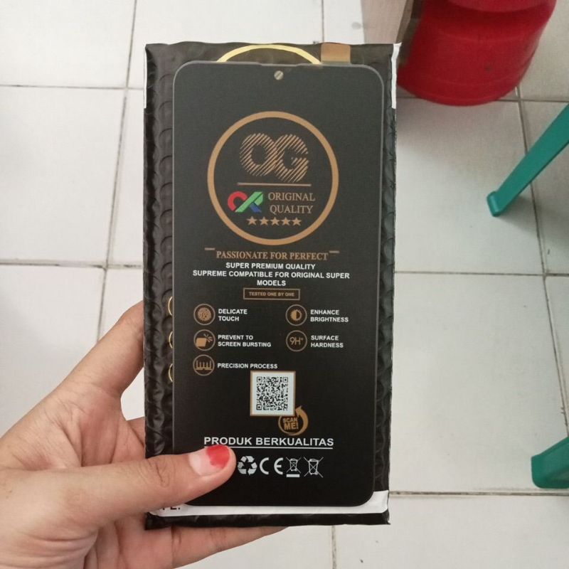 LCD OPPO A5S BLACK OG SUPER/G