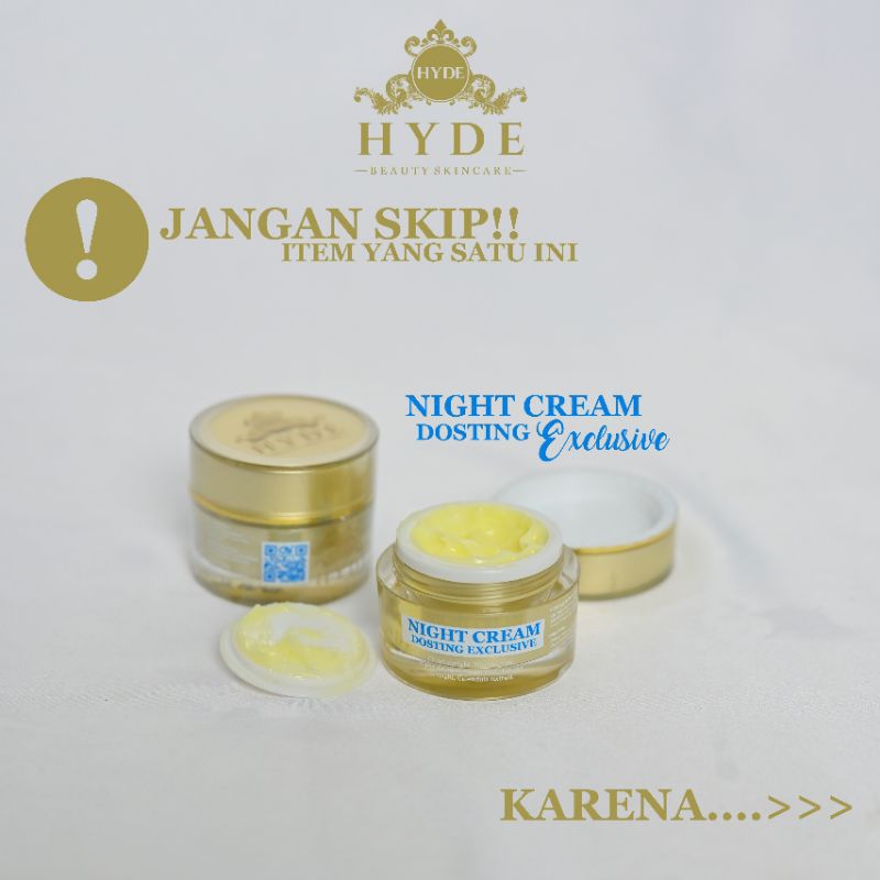 NIGHT CREAM GLOWING FORTE || HYDE BEAUTY SKINCARE