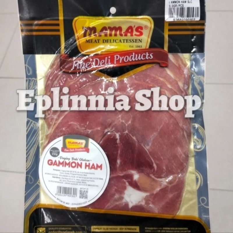

Mama's Mamas Gamon Ham 250 gr - Daging Babi Olahan