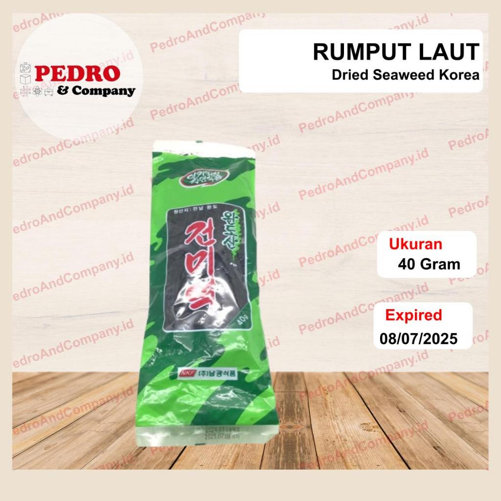 

Nam Kwang Rumput Laut Kering 40 gram dried seaweed Korea