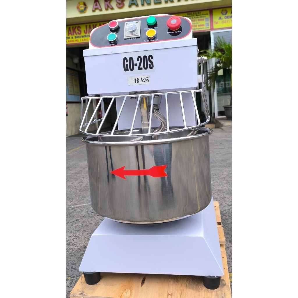 Mesin Pengaduk Adonan / Pengaduk Adonan Roti Spiral Mixer 20 Liter