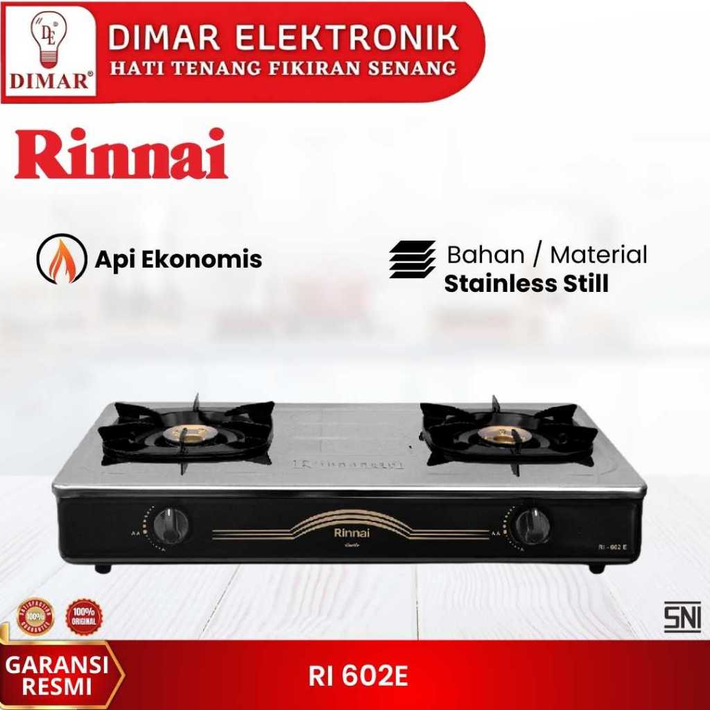 Rinnai 602E Kompor Gas 2 Tungku