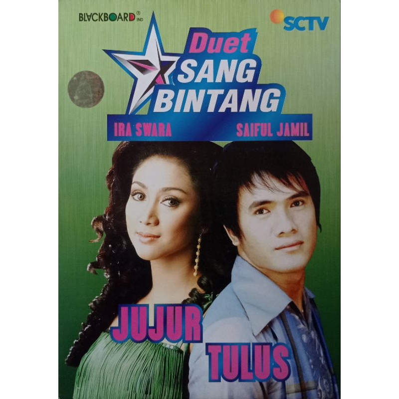 VCD ORIGINAL DANGDUT ALBUM DUET SANG BINTANG SAIPUL JAMIL & IRA SWARA (BLACKBOARD)