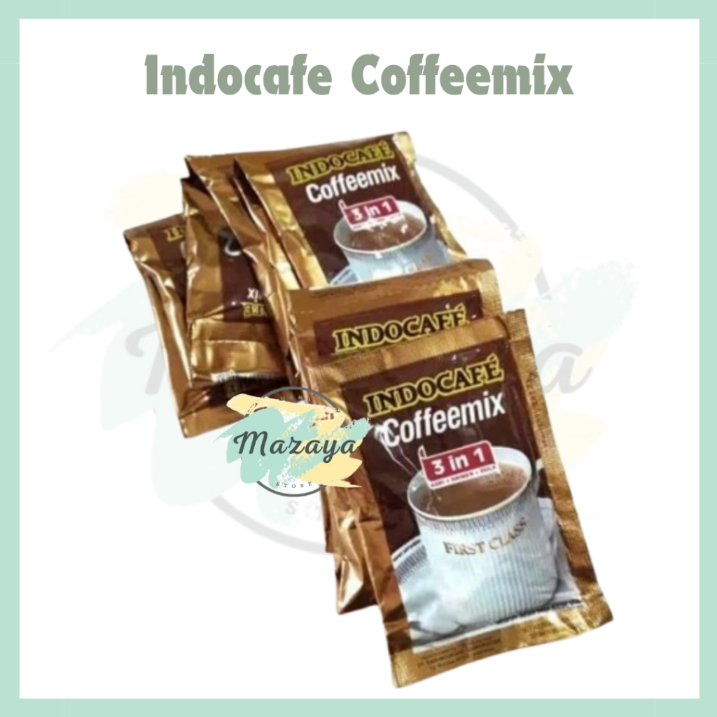 

INDOCAFE COFFEEMIX SACHET 20GR 1 RENCENG ISI 10 BUNGKUS - MAZAYA HOMESTORE