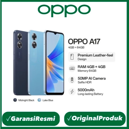 HP MURAH OPPO A17 Ram 6GB Internal 128GB