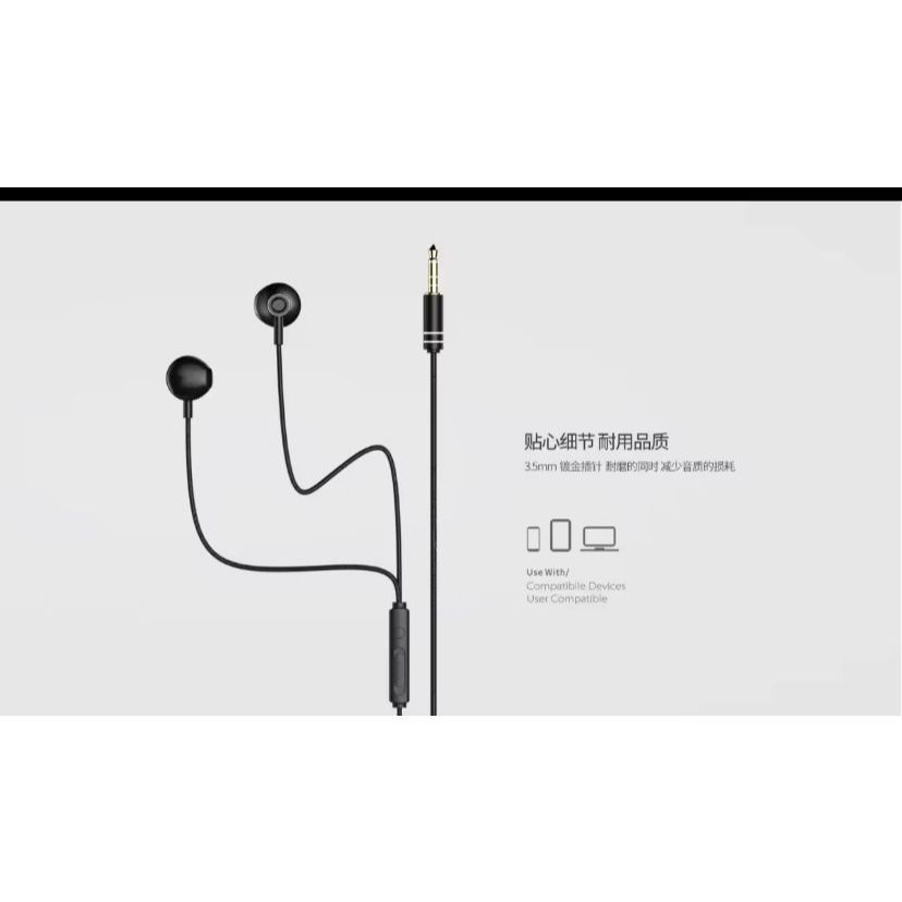 Remax RM-711 Earphone Original Garansi Resmi / Headset / Earphone Murah / Earphone Terbaik / Earphon