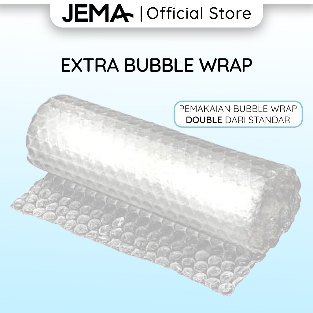 

Extra Bubble Wrap (Double) Untuk Pengiriman Extra Aman
