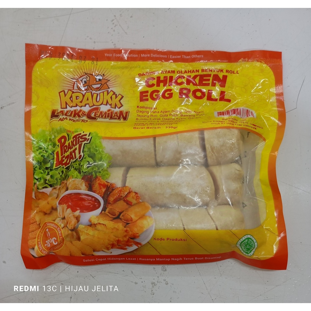 

KRAUK CHICKEN EGG ROLL 330GR