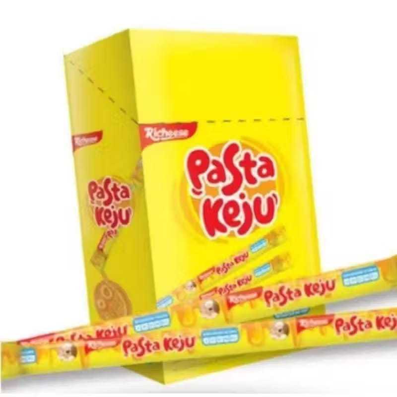 

Nabati Pasta Richeese Pasta Keju - Richoco Pasta Cokelat (Netto 30 Pcs x 8 gr)