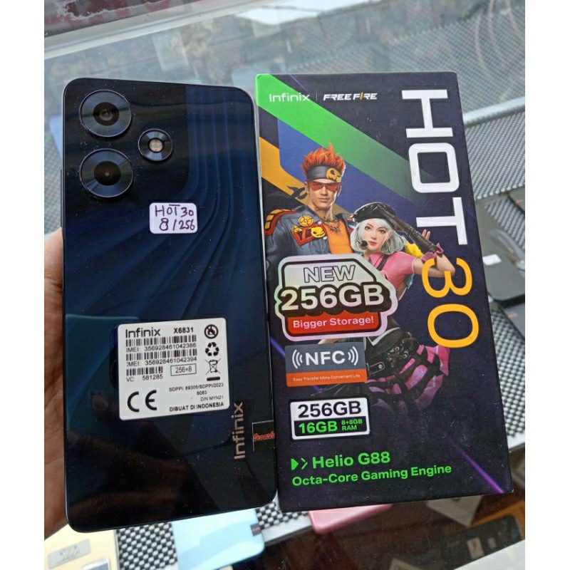 infinix hot 30 8/256 second resmi