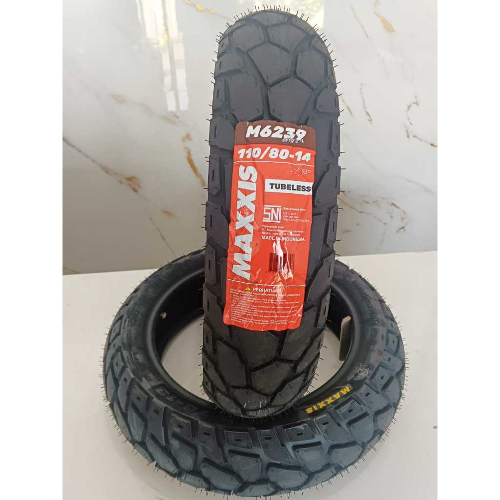 MAXXIS Ban Depan / Belakang Tubeless 110/80 & 130/70 Ring 13 ADV 150 PCX 160 Maxxis  M6239 & M6240