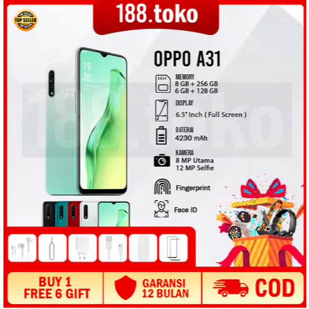 OPPO A31 RAM 8/256GB 4G NEW LTE Dual Sim