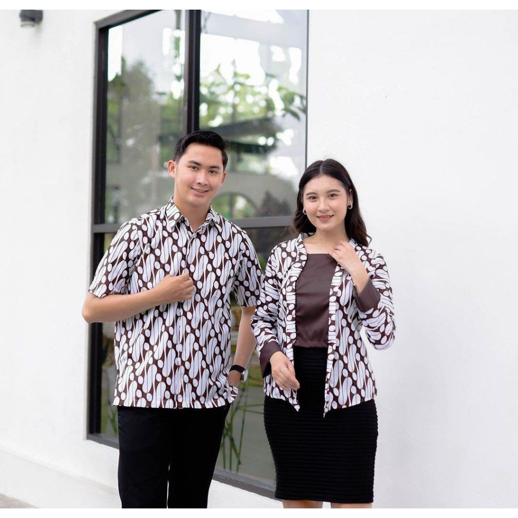 Benang Raja Batik Couple Pria Wanita Katun Santoso