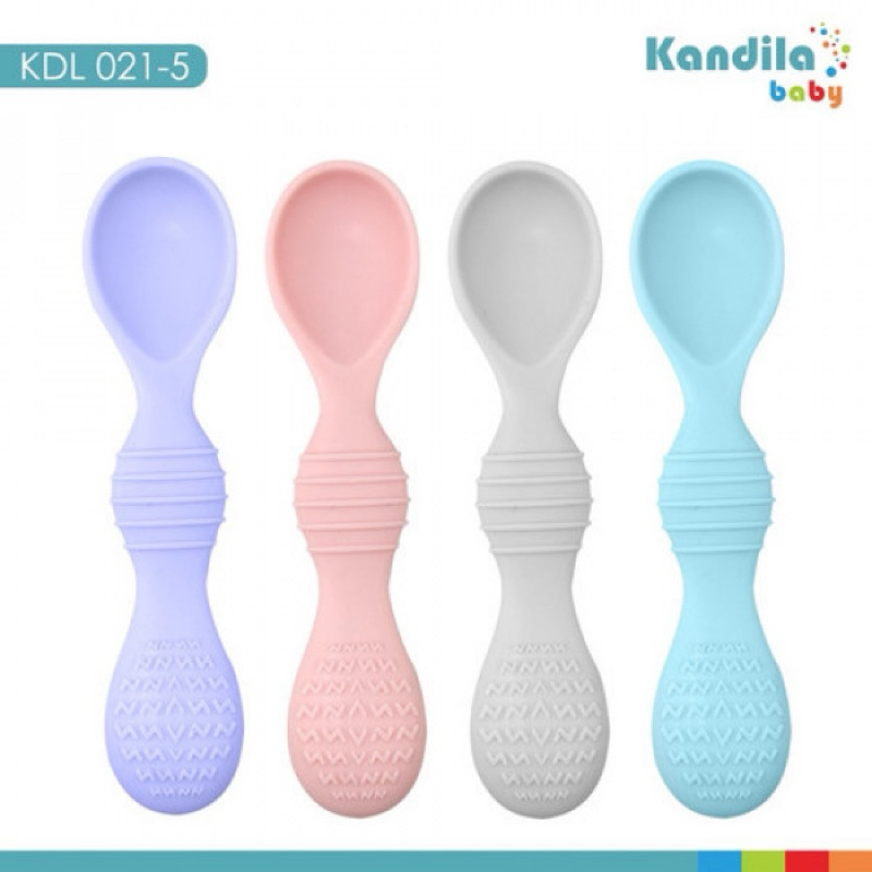Kandila Baby Silicone Spoon With Case