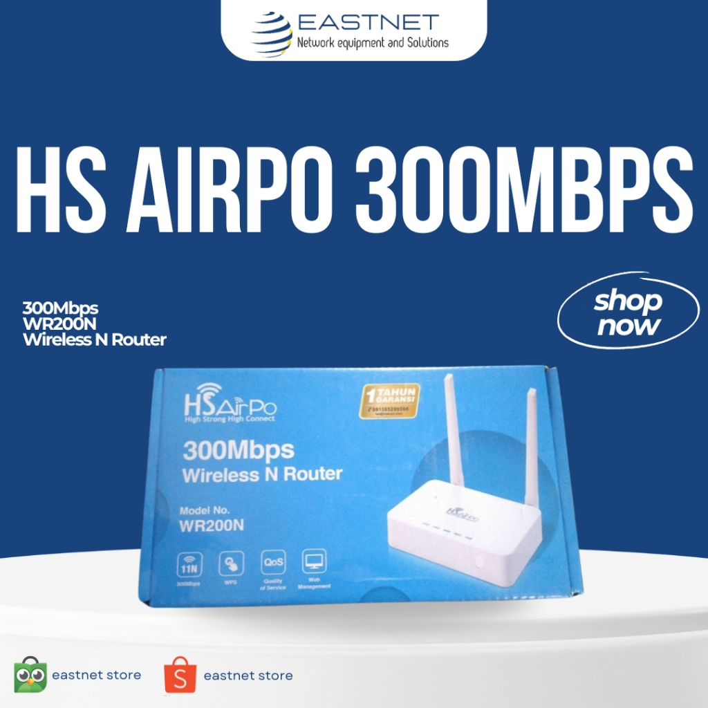 router HS AirPo 300Mbps wireless dan router