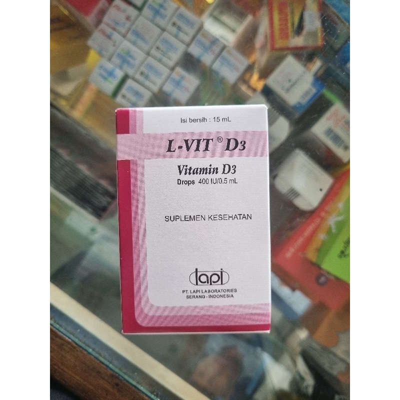 L VIT D3 400 DROP TETES vitamin D untuk bayi