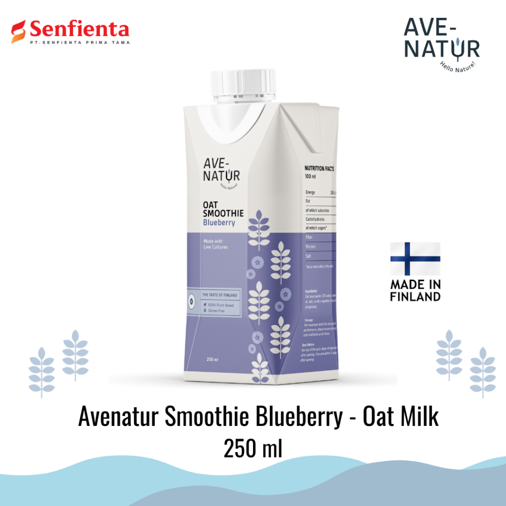 

Ave - Natur Oat Smoothie Blueberry 250 ml