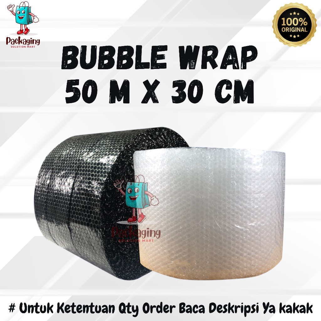 

Bubble Wrap 50M x 30CM – Pilihan Terbaik untuk Packing Aman dan Rapi!