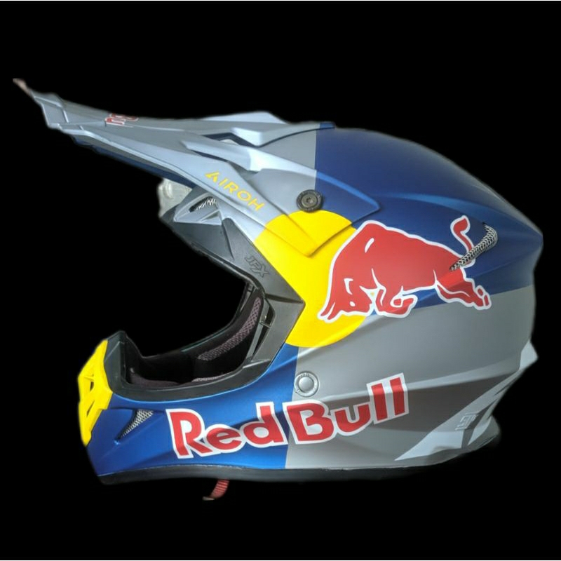 Helm trail adventure jpx airoh repaint redbull