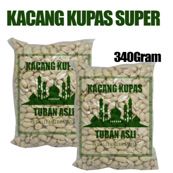 

KACANG KUPAS TUBAN AL QASEEM KACANG TUBAN KACANG KUPAS 400GRAM