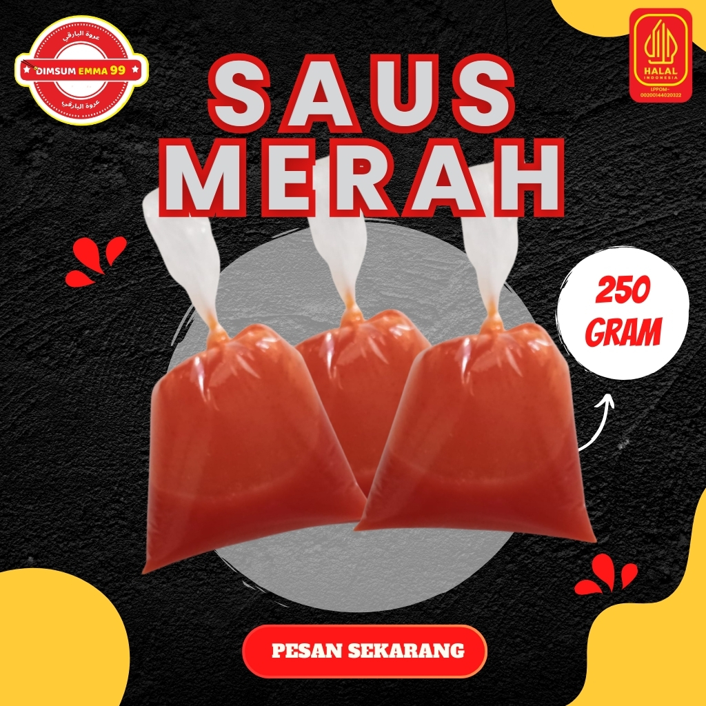 

Saos Merah 250 gram Pedas Nagih