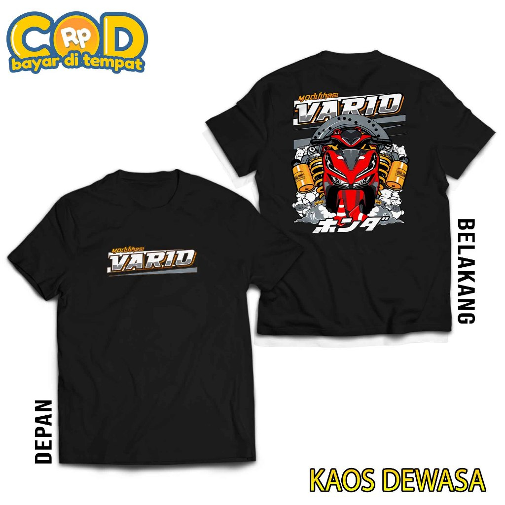 HOSINSHOP - KAOS VARIO 150 - KAOS VARIO 125 MODIFIKASI - DISTRO DEWASA MOTOR RACING