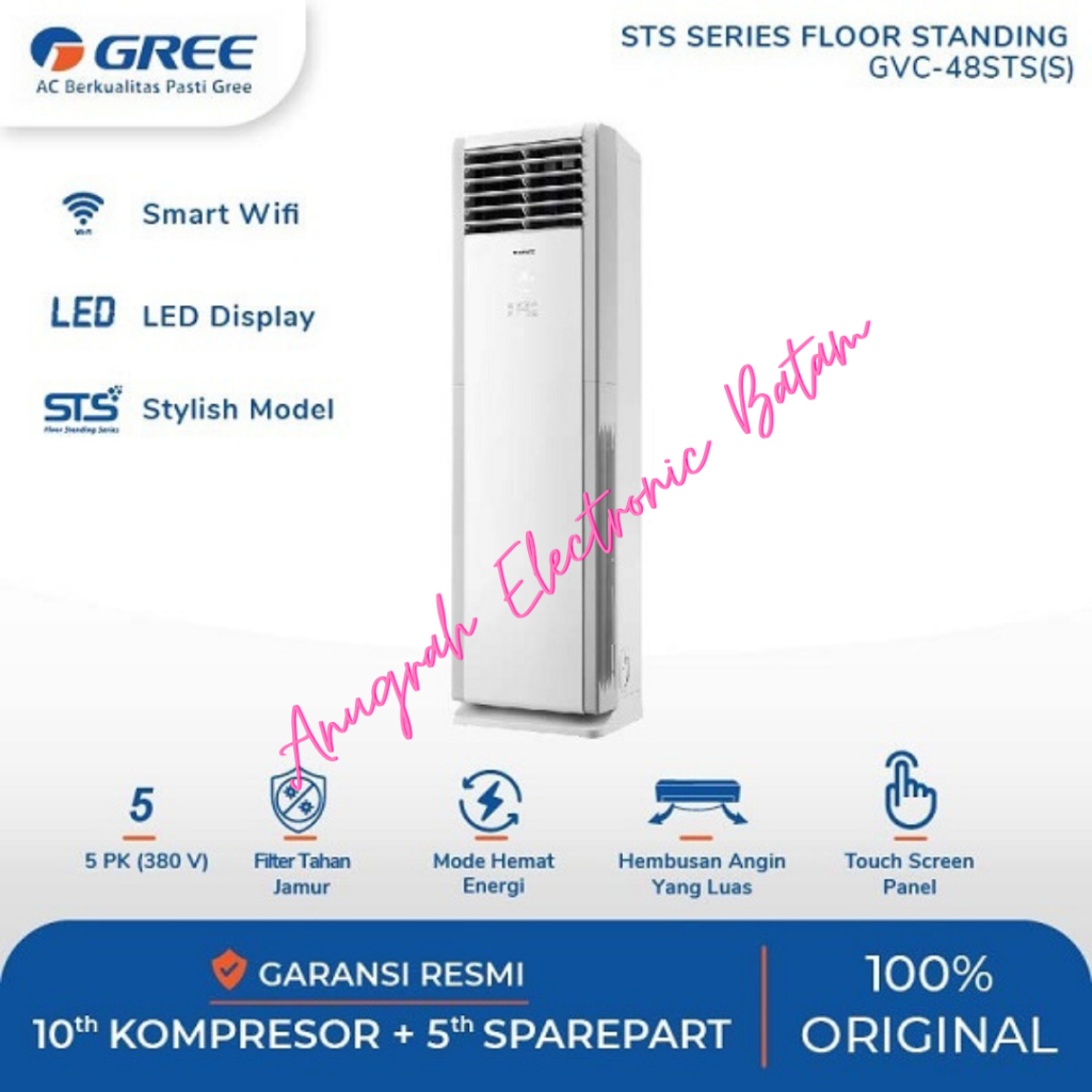 AC Gree Standing Floor GVC18STS / AC Gree GVC-18STS / AC Gree 2PK BATAM