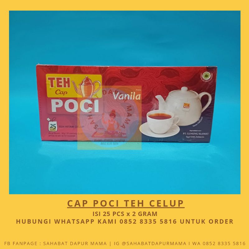 

Cap Poci Teh Celup 25pcs Kantong