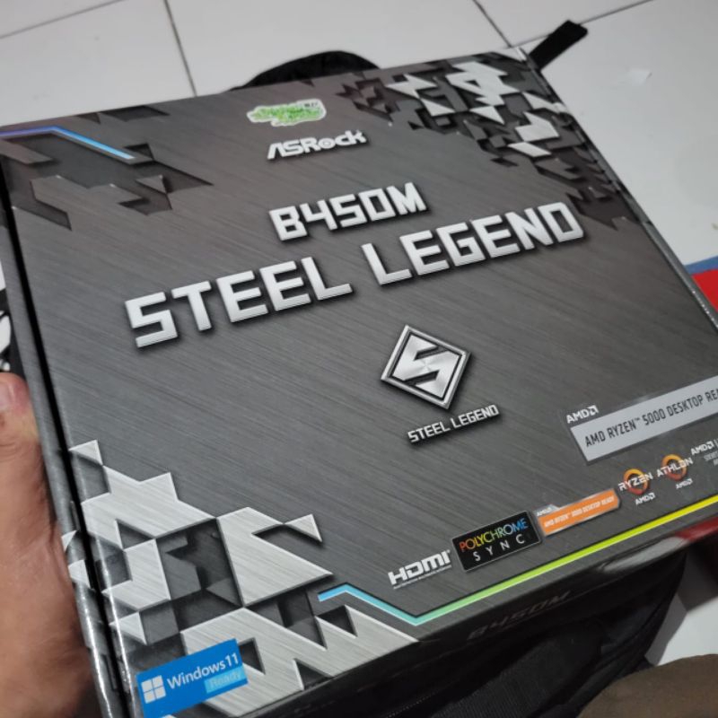 Motherboard Asrock Steel Legend B450m Am4 minus