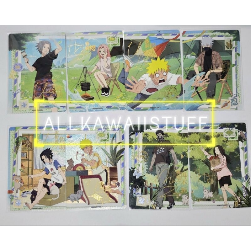 [OFFICIAL] Kartu Koleksi Naruto Hit PU Original Kayou Licensed | Sasuke Kakashi Sakura Zabuza Haku N